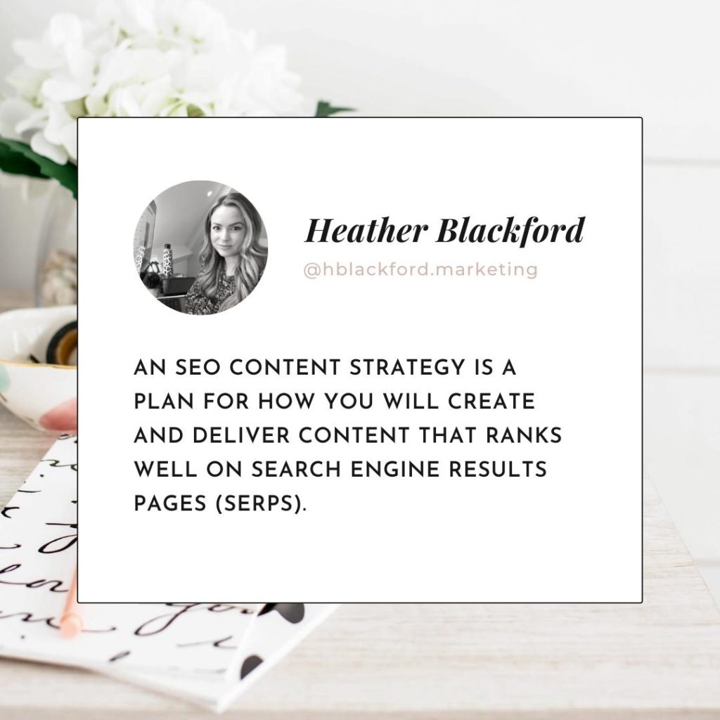 An SEO Content Strategy is a plan for how you will create and deliver content that ranks
